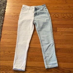 Two toned brand new jeans